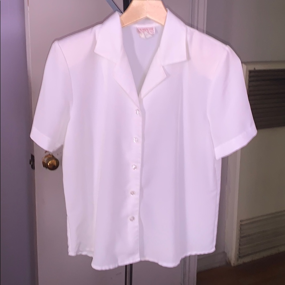Lauren Lee Petite White top